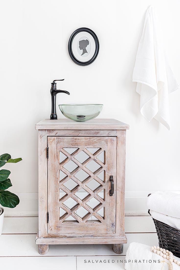 Salvaged Vanity Makeover