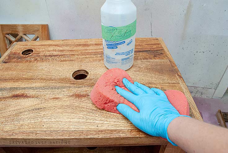Washing Wood w TSP