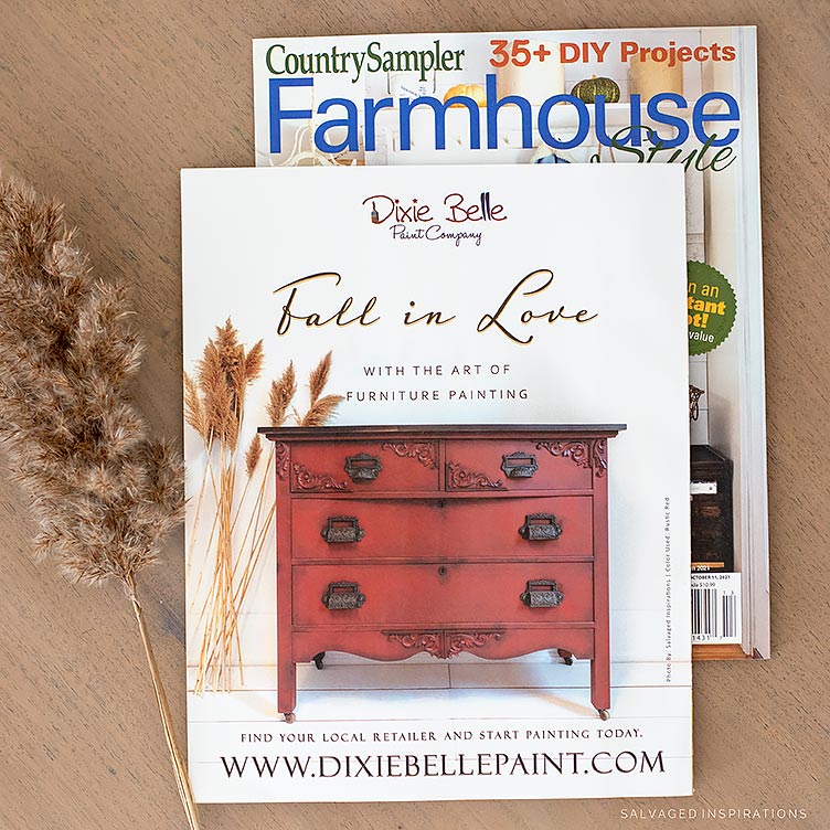 Country Sampler Farmhouse Style Back Cover Autumn 2021