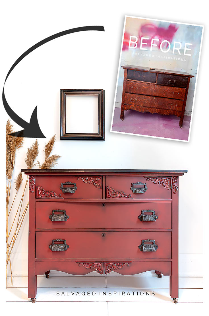 Dixie Belles Rustic Red Paint _ Before an