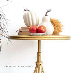 How To Paint Metal Furniture - Table Makeover IG