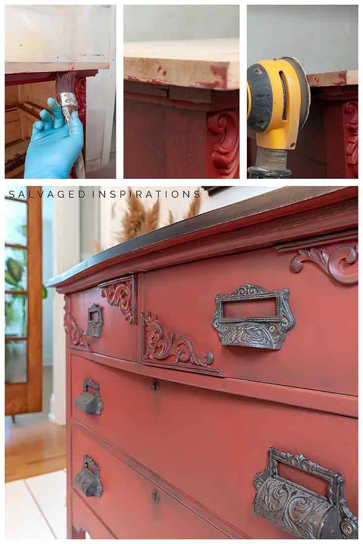 Painting-Under-a-Dresser-Top