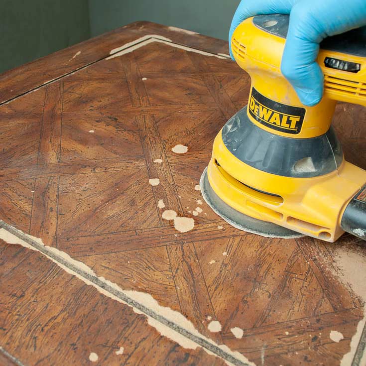 Sanding Blistered Veneer