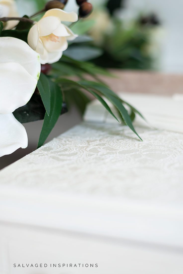 Close Up of Painted Jewelry Box