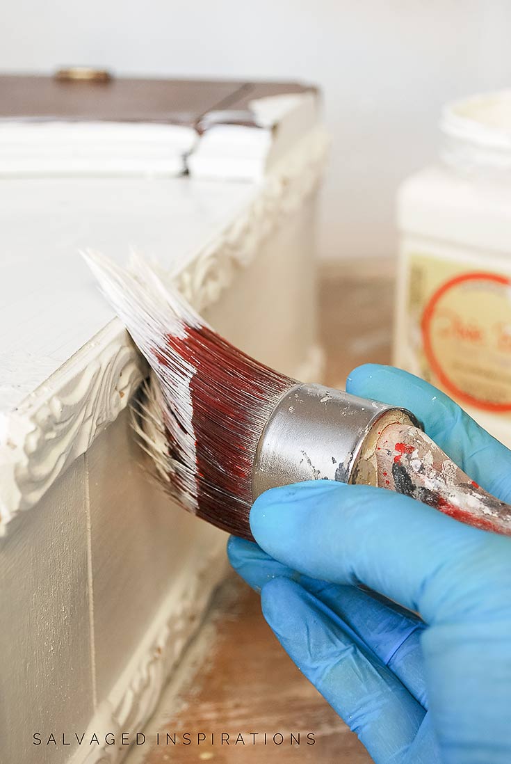 Painting Jewelry Box in Buttercream