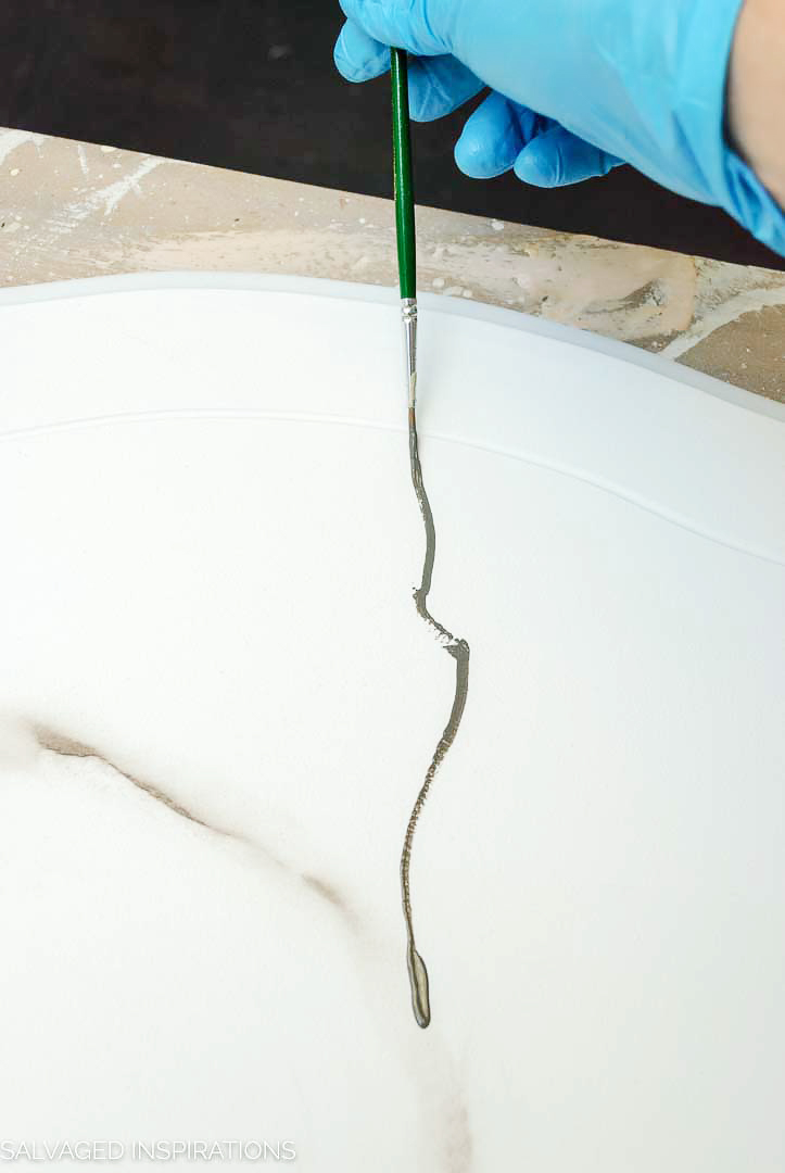 Painting On Marble Veins