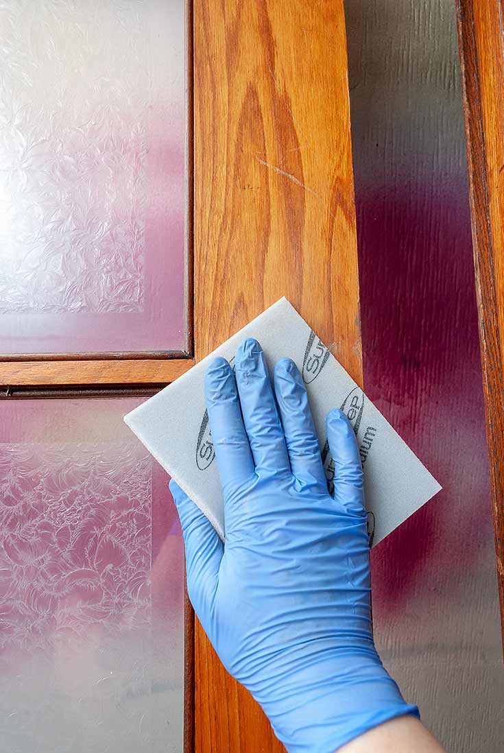 Scuff Sanding Existing Finish For Gel Stain