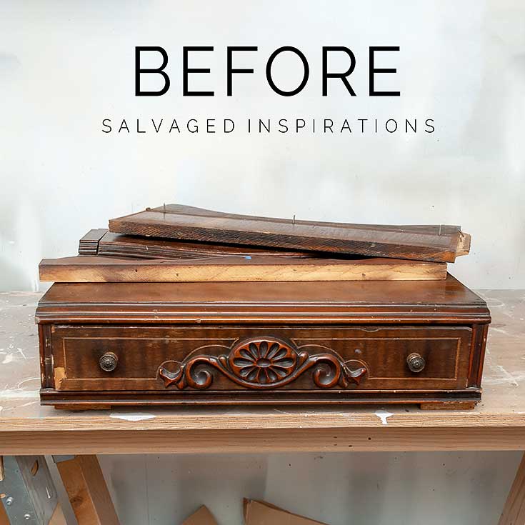 Vanity Middle Before