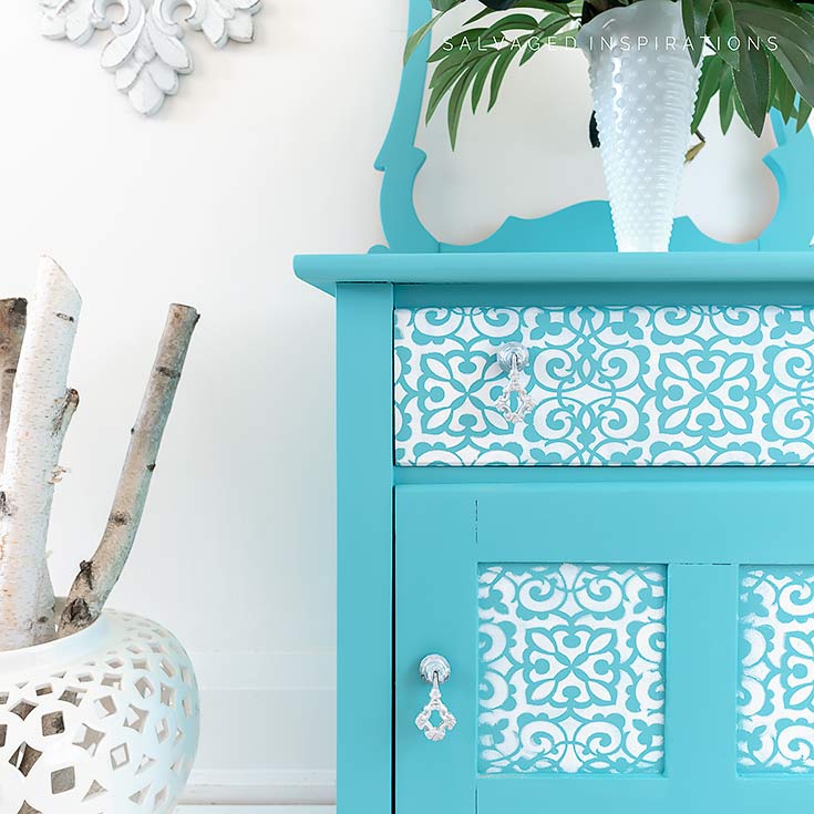 Painted and Stencilled Washstand IG