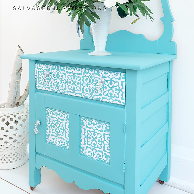 Side View Of Stencilled Furniture IG