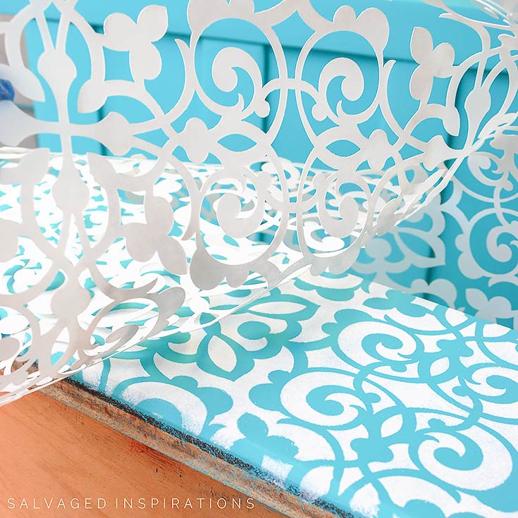 Stencilling without Bleedthrough