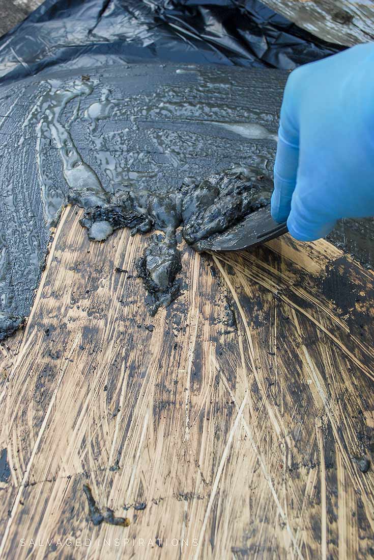 Stripping Back of Mirror