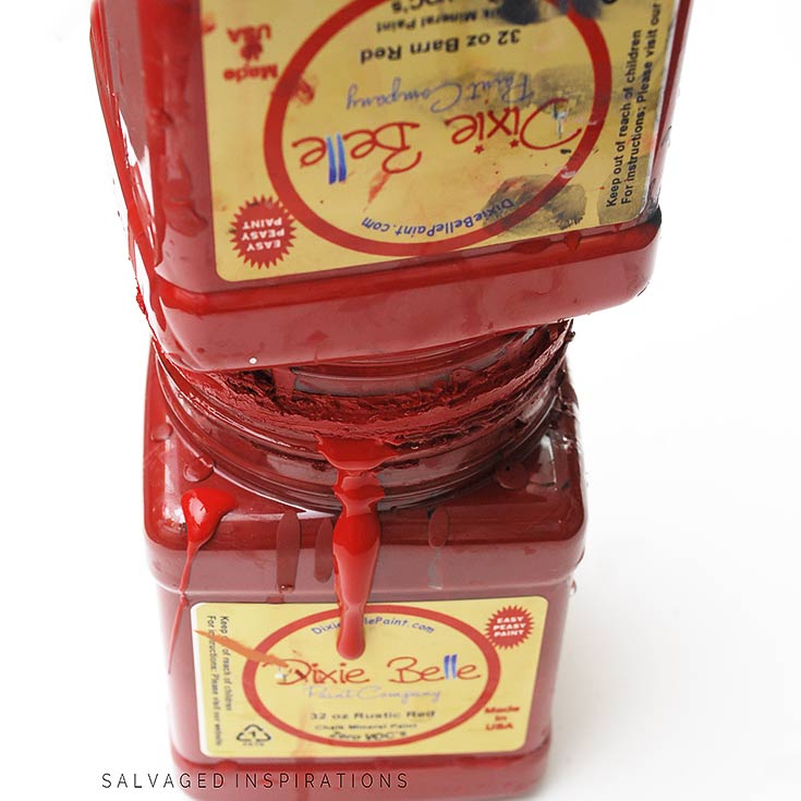 25% Barn Red + 75% Rustic Red