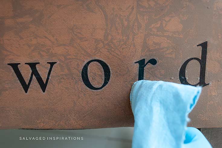 Burnishing A Furniture Transfer