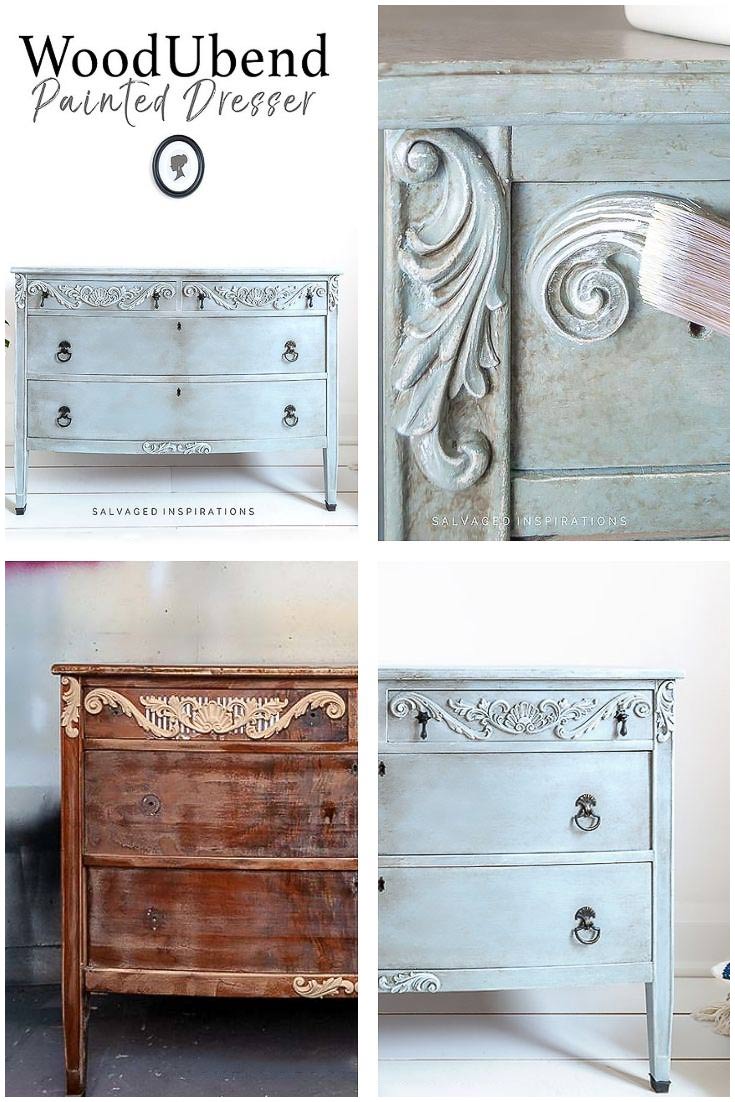 Painted Dresser Makeover w WoodUbend