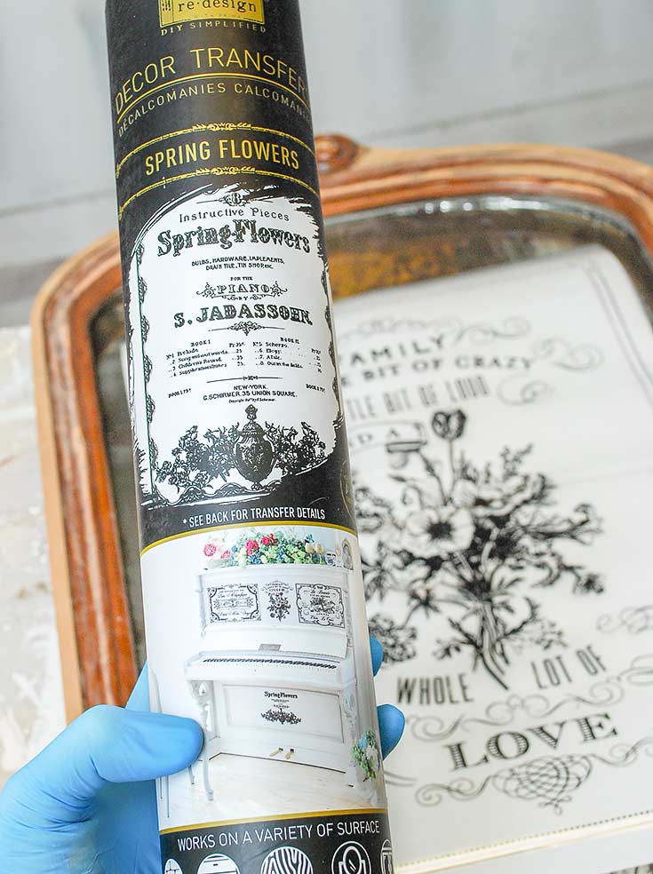 Redesign With Prima Spring Flower Transfer