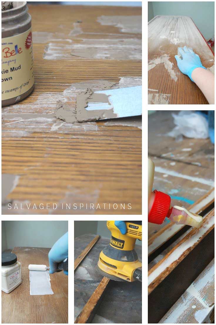 Repairs on Dresser Salvaged Inspirations
