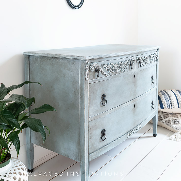 Side View of WoodUbend Dresser