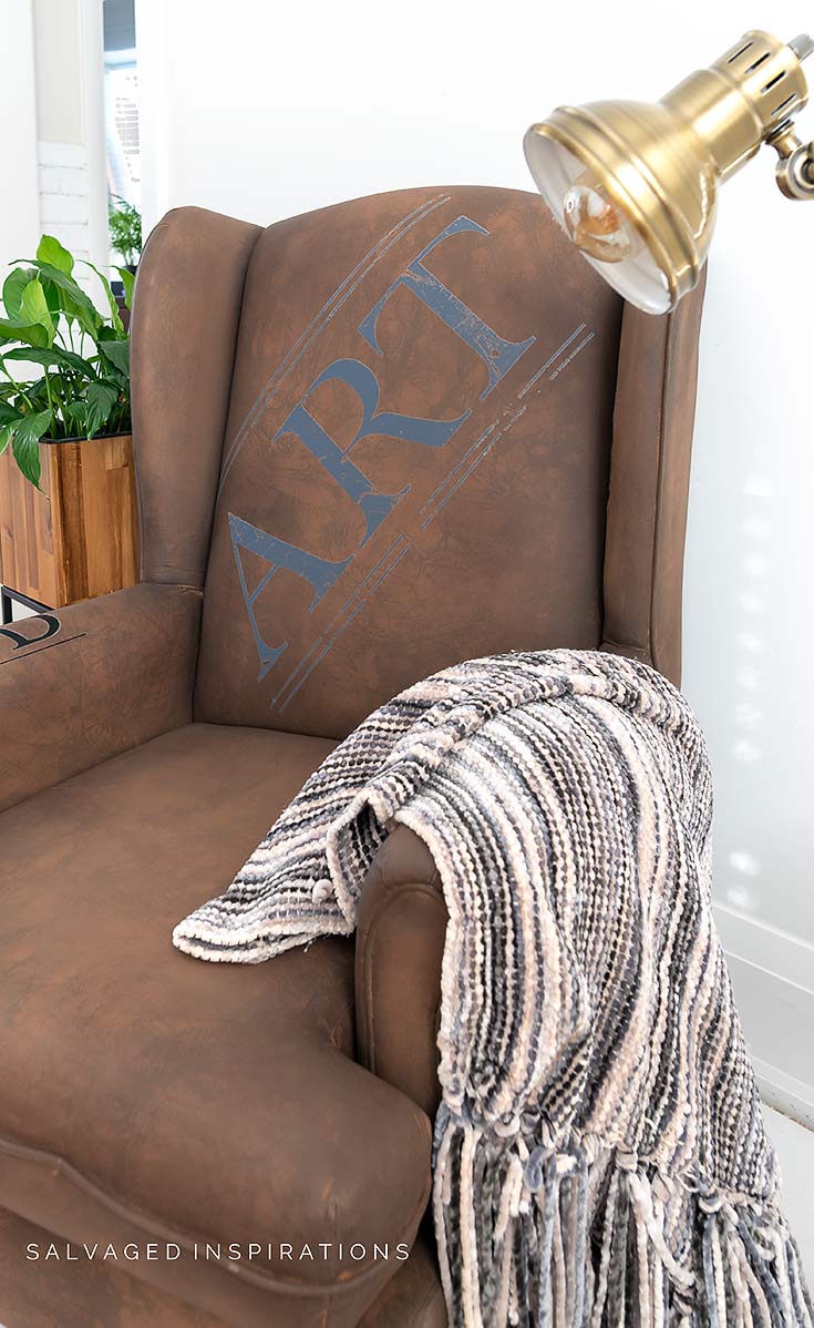 Transferred Painted Chair