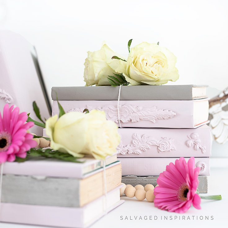 DIY Stacked Book Bundles IG