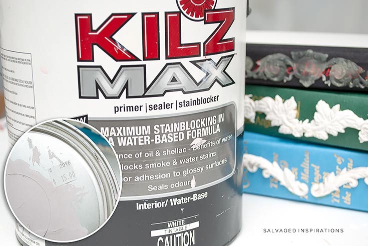 KILZ MAX Tinted Primer on Books