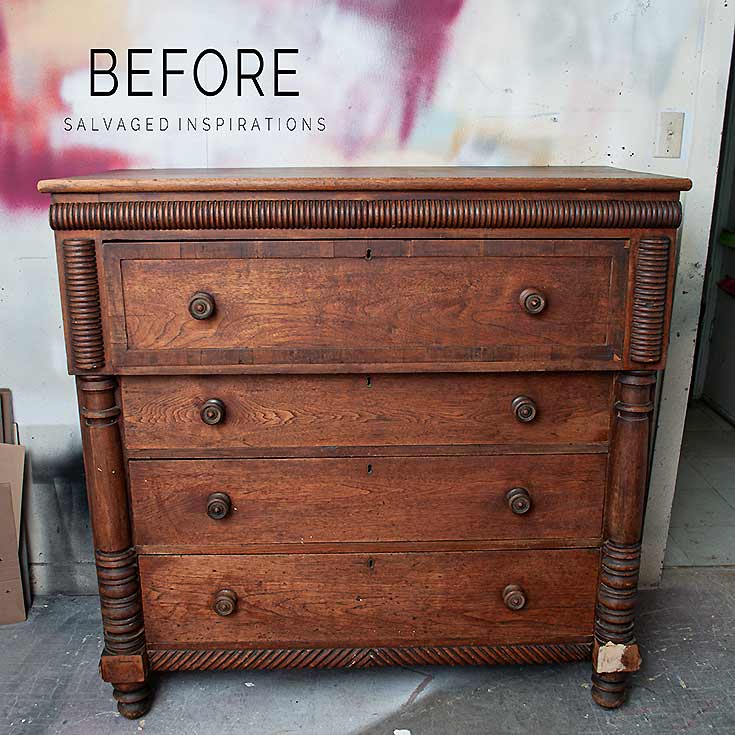 Large Empire Dresser Before