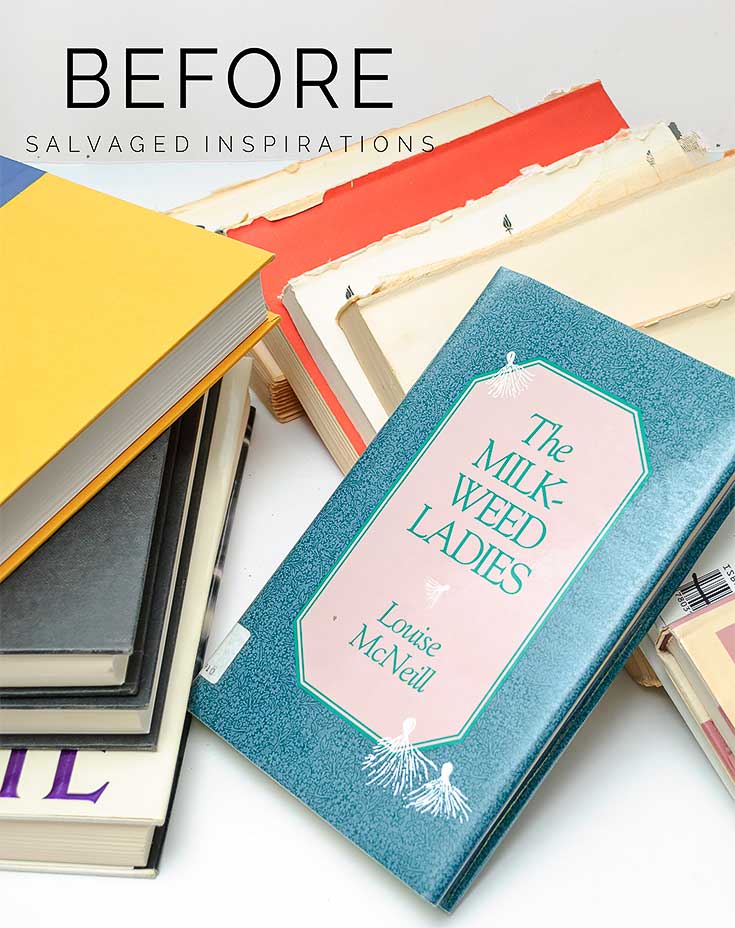 Salvaged Books Before