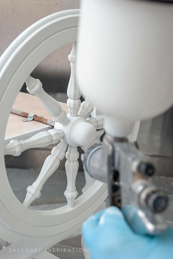 Spraying SILK All In One Mineral Paint