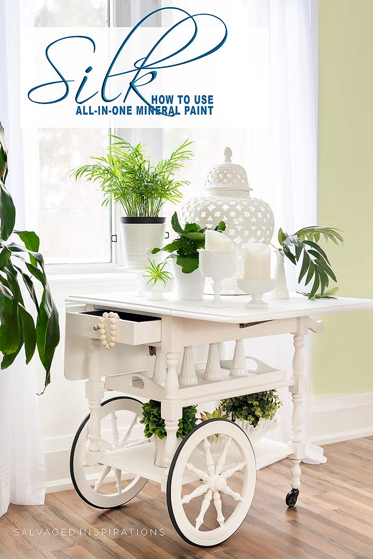 Tea Cart Paint in Silk All In One Mineral Paint
