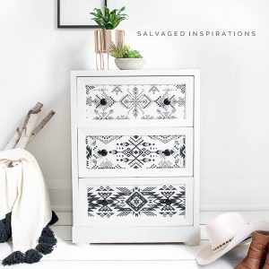 Tribal Transfer on Side Table