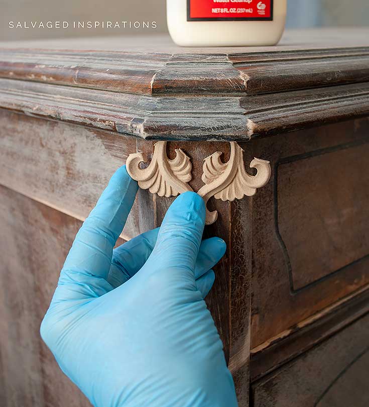 Adding WoodUbend To Dresser