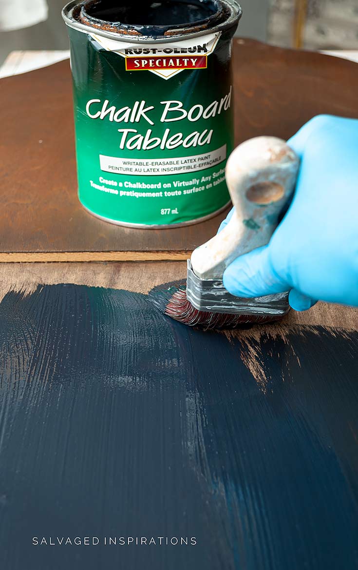 Applying Chalkboard Paint
