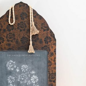 Close Up of Chalkboard Mirror