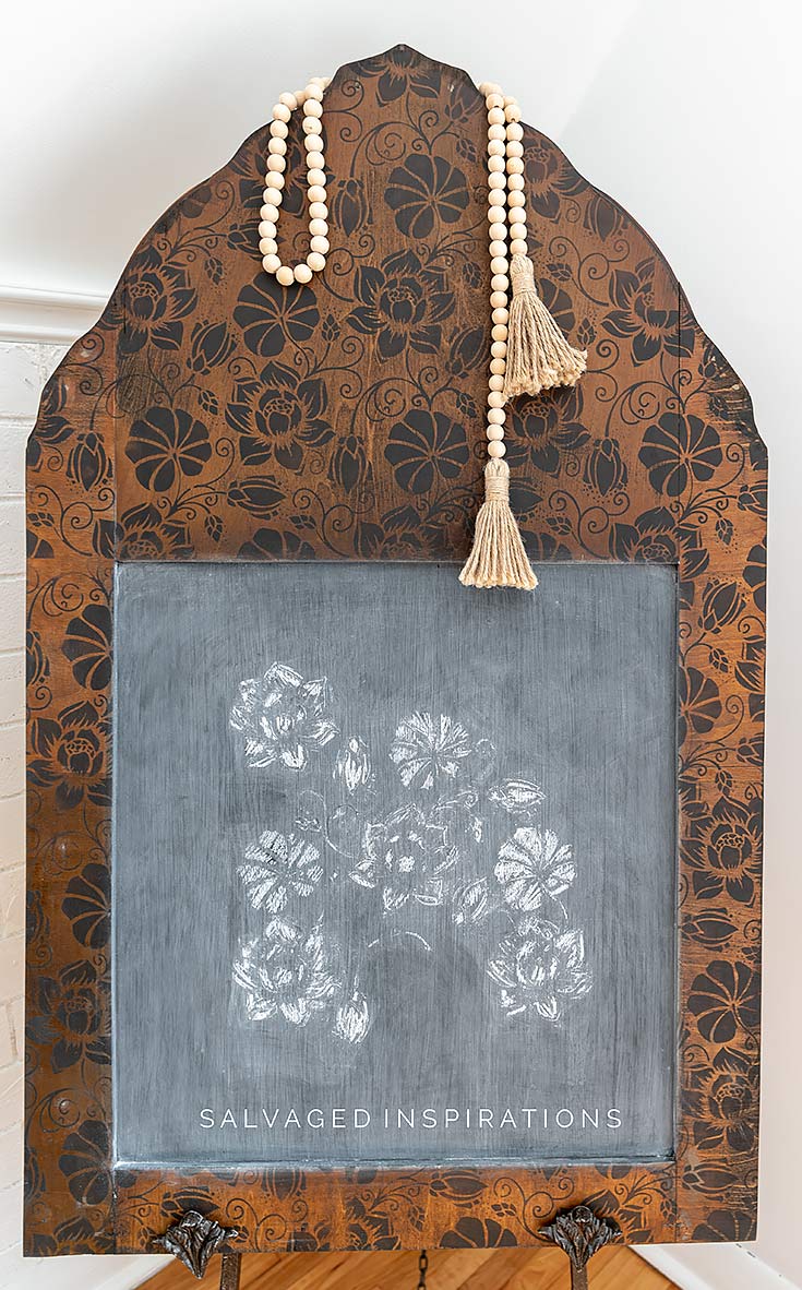 Close Up of DIY Chalkboard SI