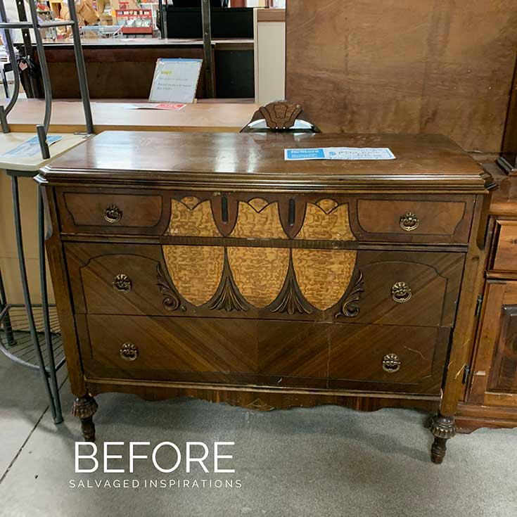 RESTORE Dresser Makeover Before