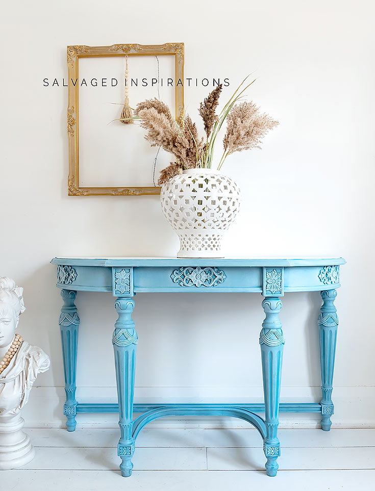 Silk Harbour Painted Hall Table2