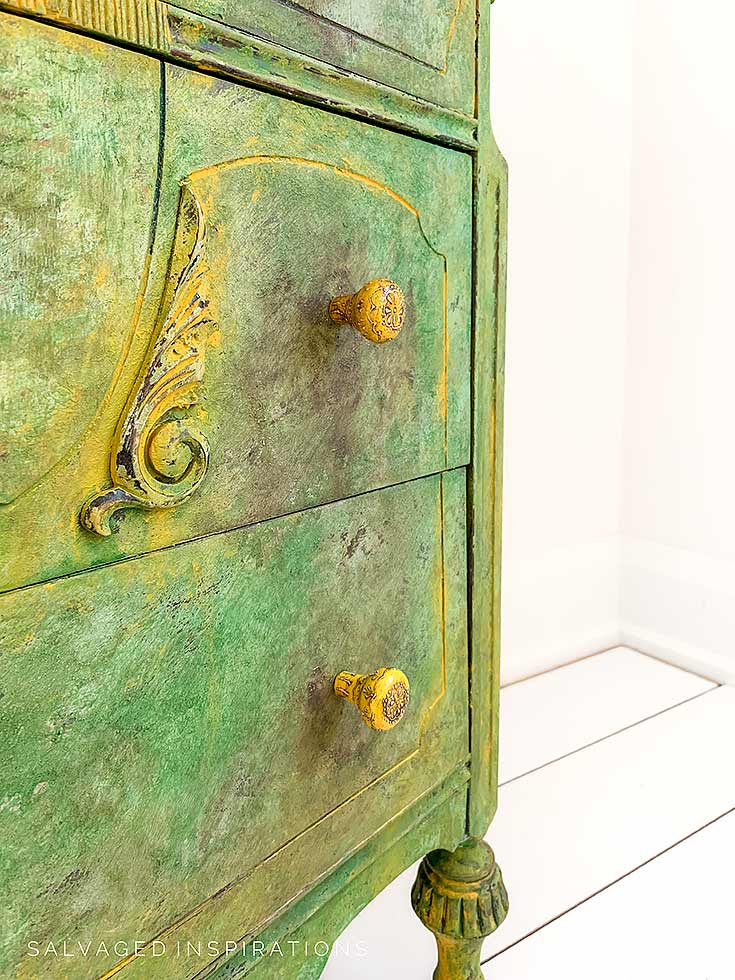 Texture Additive For Paint - Painted Dresser