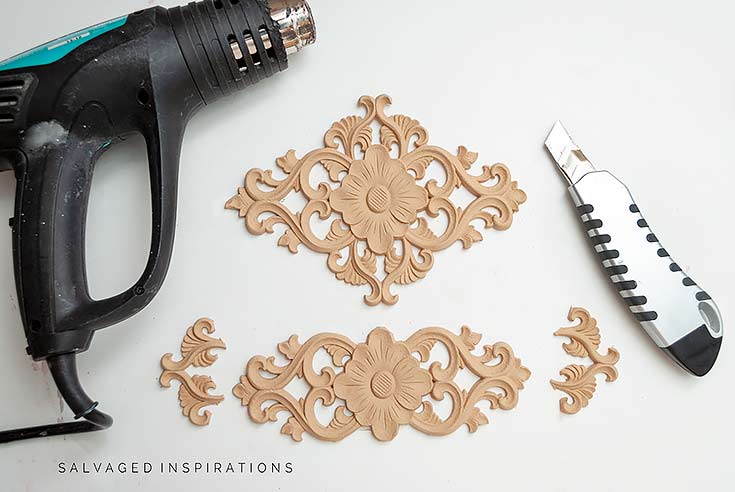 WoodUBend Appliques For Table Makeover