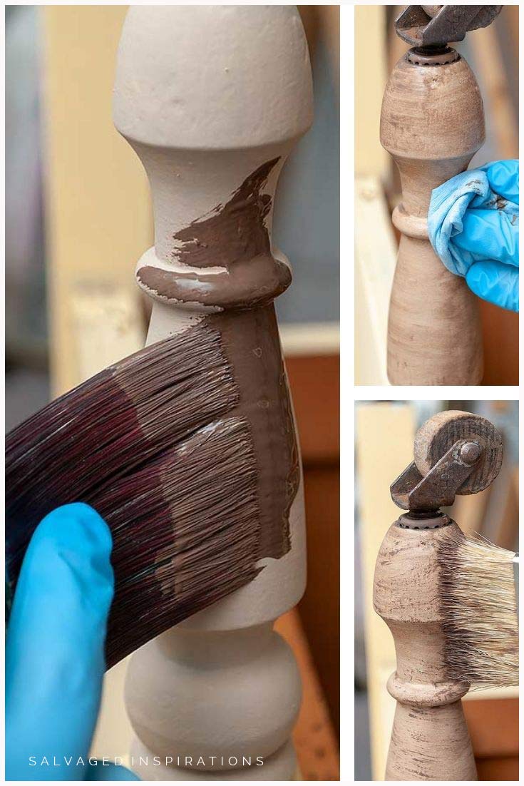 3 Step Faux Wood Paint Finish