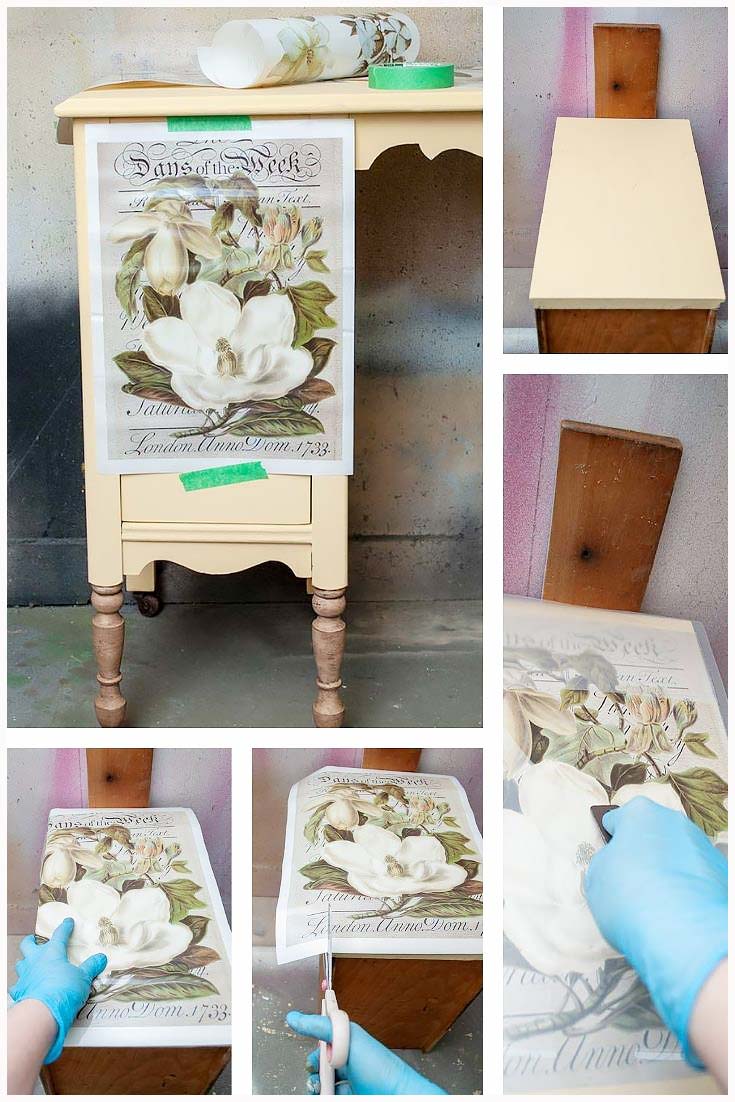 Desk with Furniture Transfers