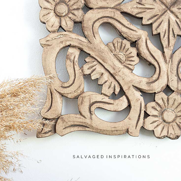 Close Up of Faux Painted Wood Finish IG