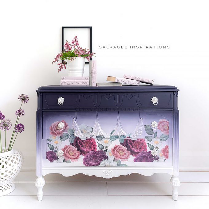 Floral Romance Dresser Redo IG Salvaged Inspirations