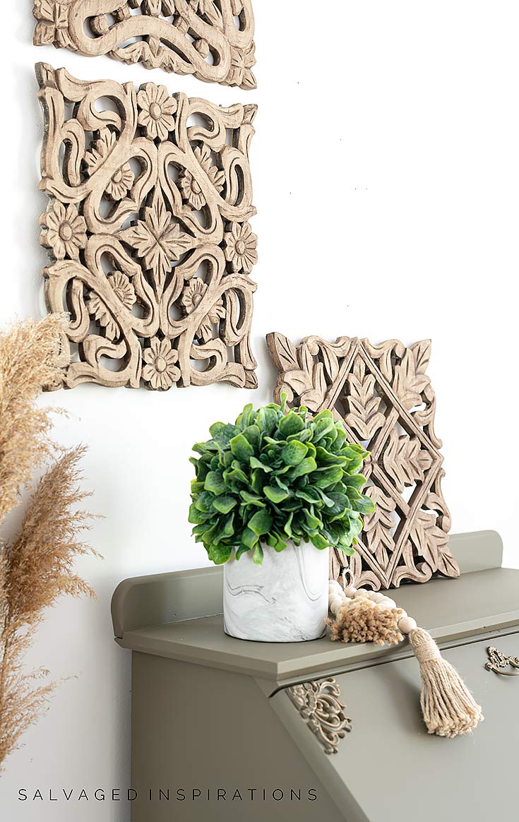 Painted ON Wood Finish