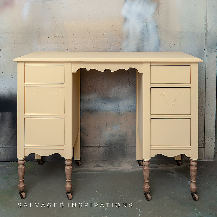 Rebel Yellow Painted Desk