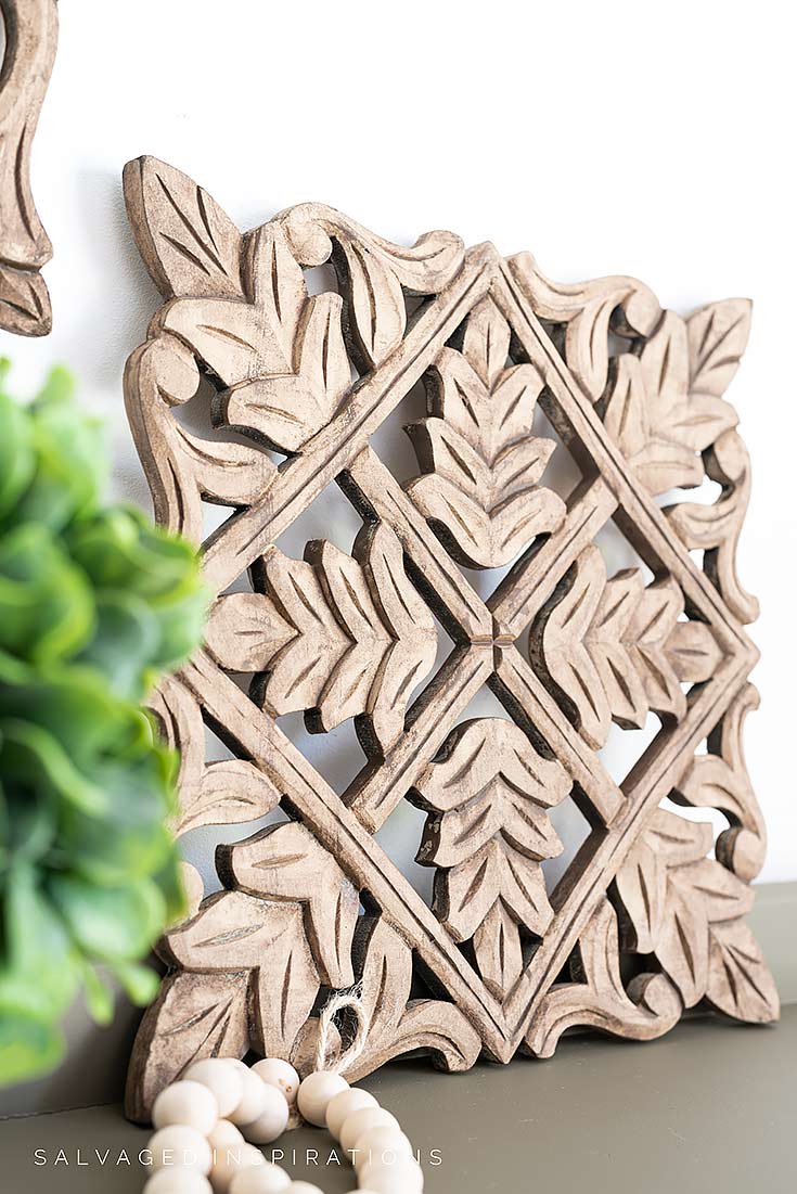 Wall Art Painted In Faux Wood Look