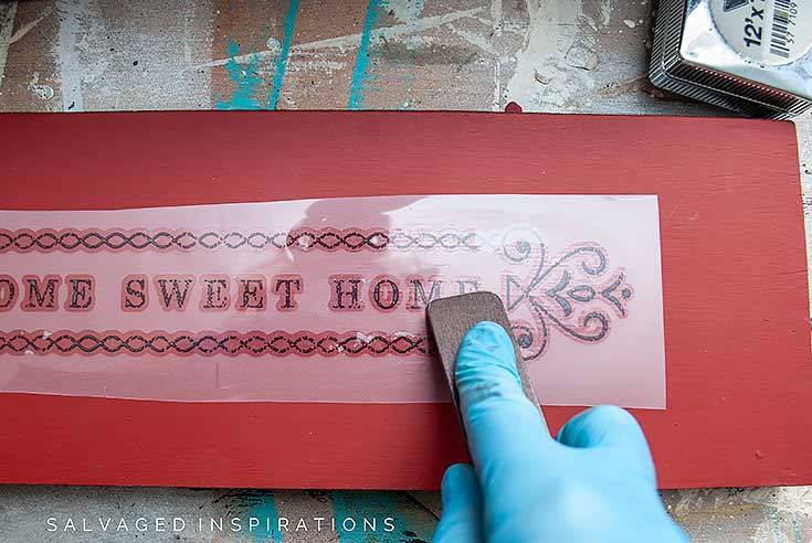 Transfer On Mailbox Lid