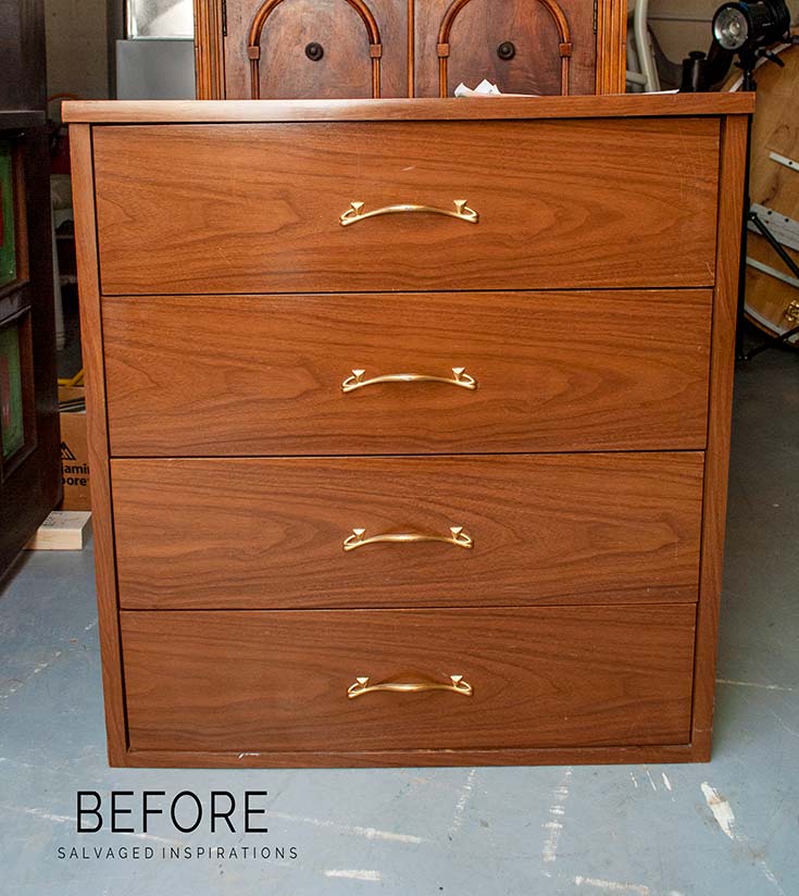 Flat Restore Dresser Before