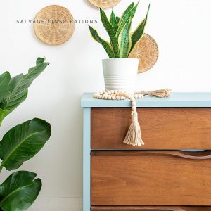 Mid Century Modern Dresser Makeover CloseUp IG