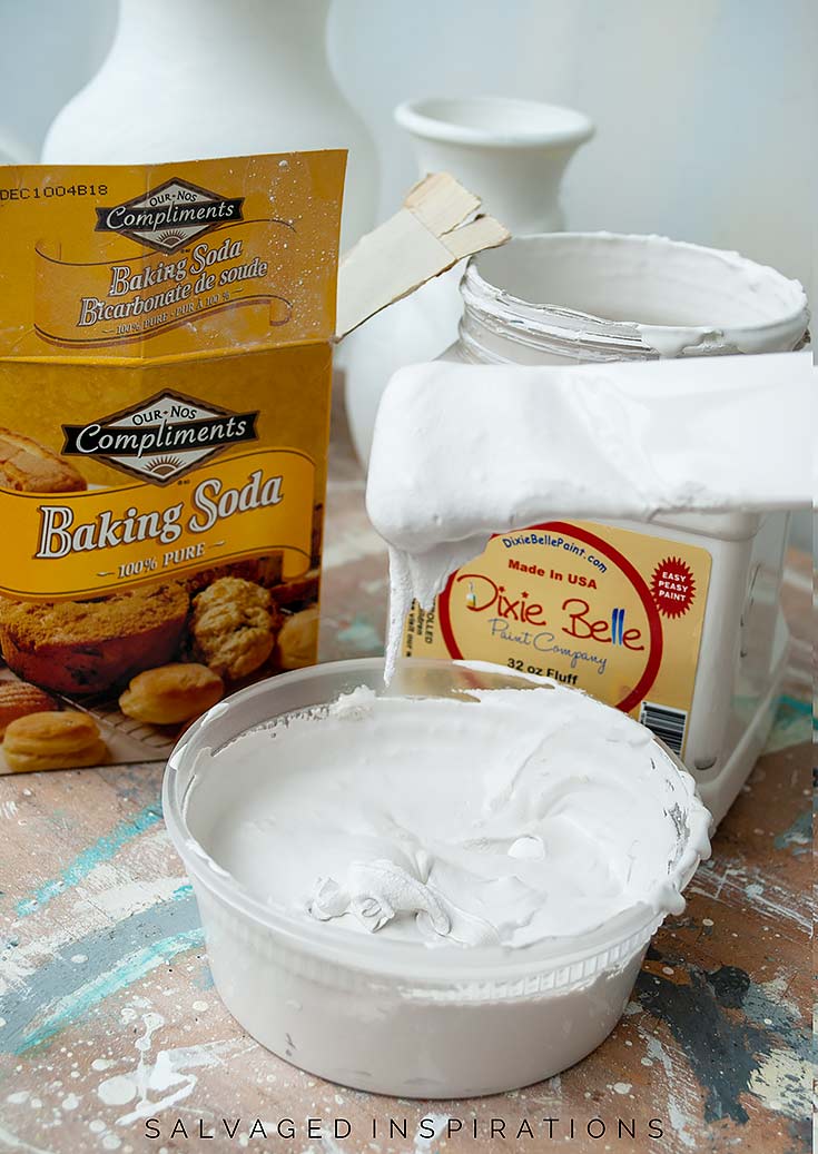 Mixing Baking Soda And Paint