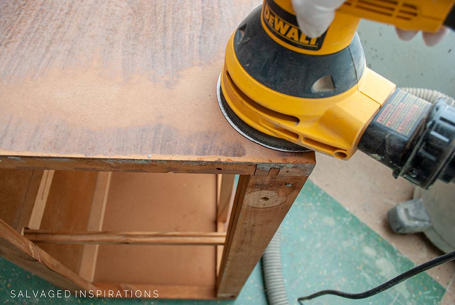 Sanding Glossy Furniture
